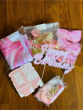 Pink Bow Birthday Party Bundle
